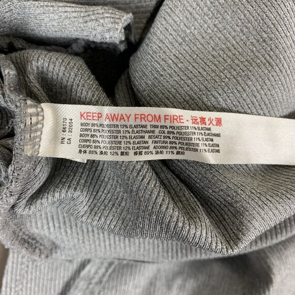 Free People Movement Womens M Cropped Tank Top Gray Cross Front Bralette Bra - Picture 10 of 16